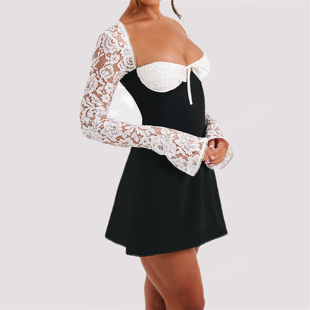 Robe Y2K Manches Longues